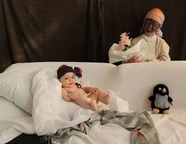 她把孩子拍成了世界名画！