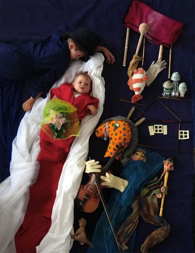 她把孩子拍成了世界名画！