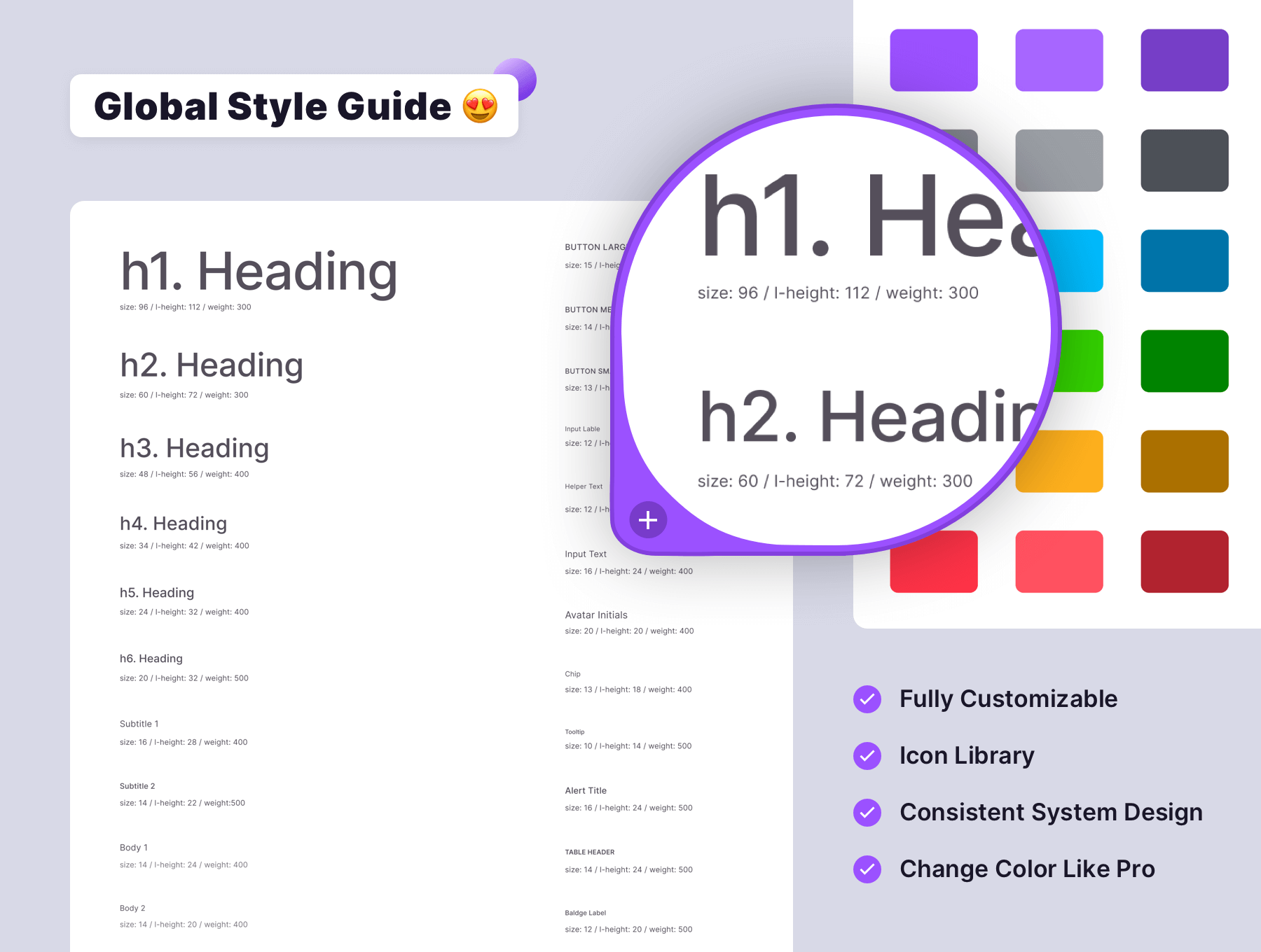 100多个紫色绚丽多彩的通用B端后台管理UI界面