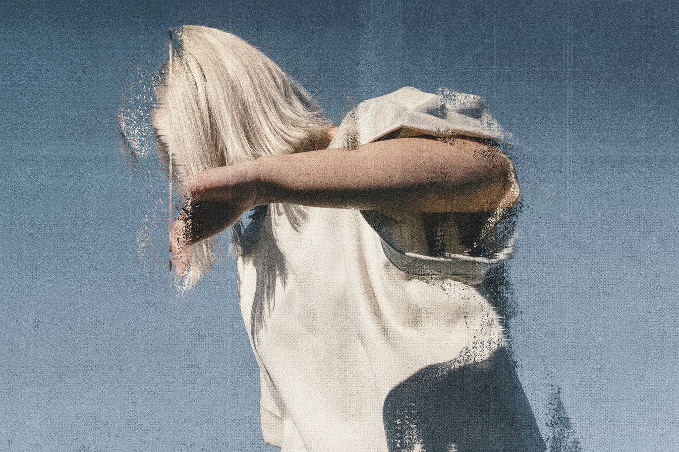 一键生成质感复古风图片PS动作效果