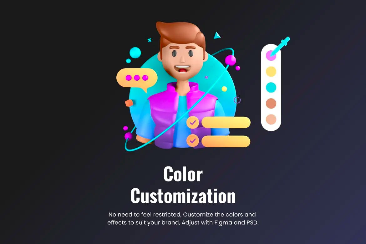 Blender元宇宙创意3D图标素材