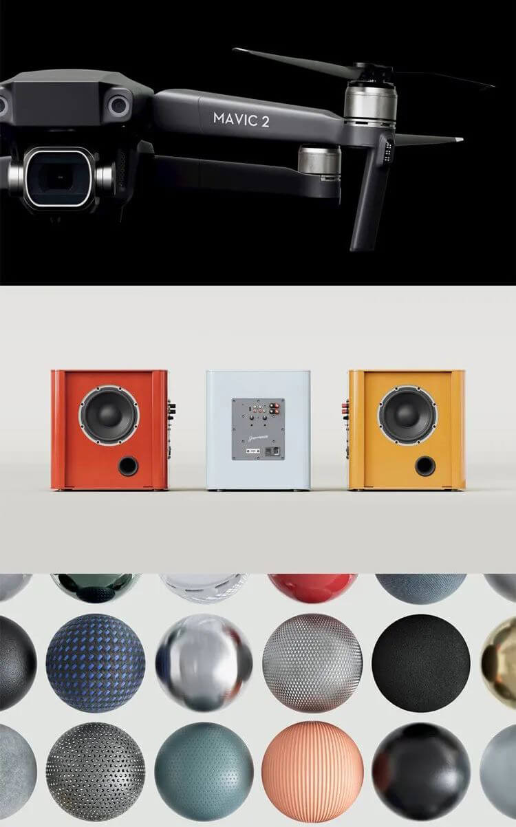 C4D高品质数码产品纹理预设,渲染的图终于有细节了!