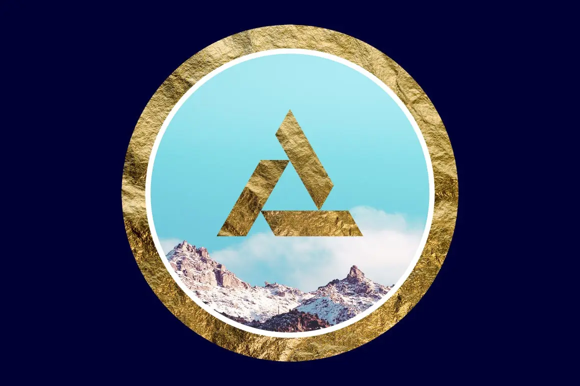 40个高品质土豪金抽象几何图形纹理素材包