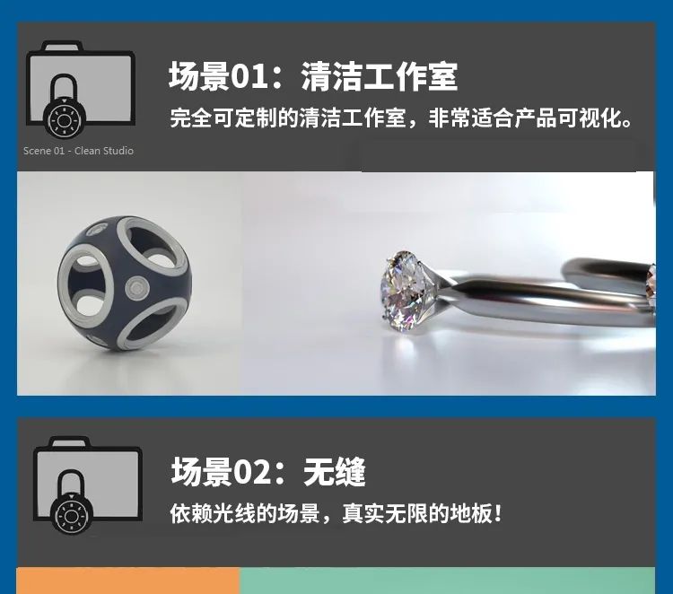 这20套C4D的OC灯光预设，我感觉我的图越来越有质感了！