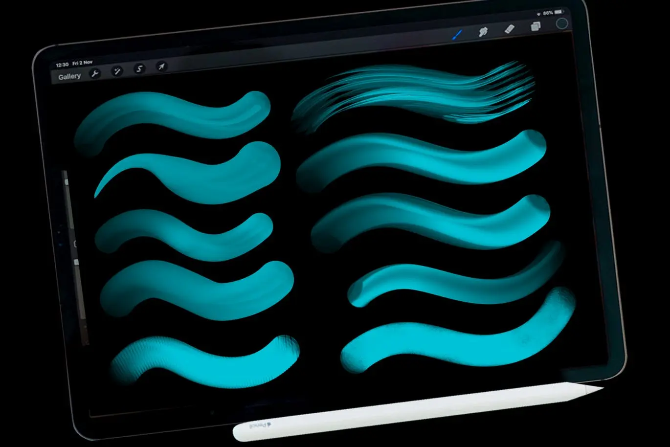 10个3D风格Procreate涂鸦笔刷下载
