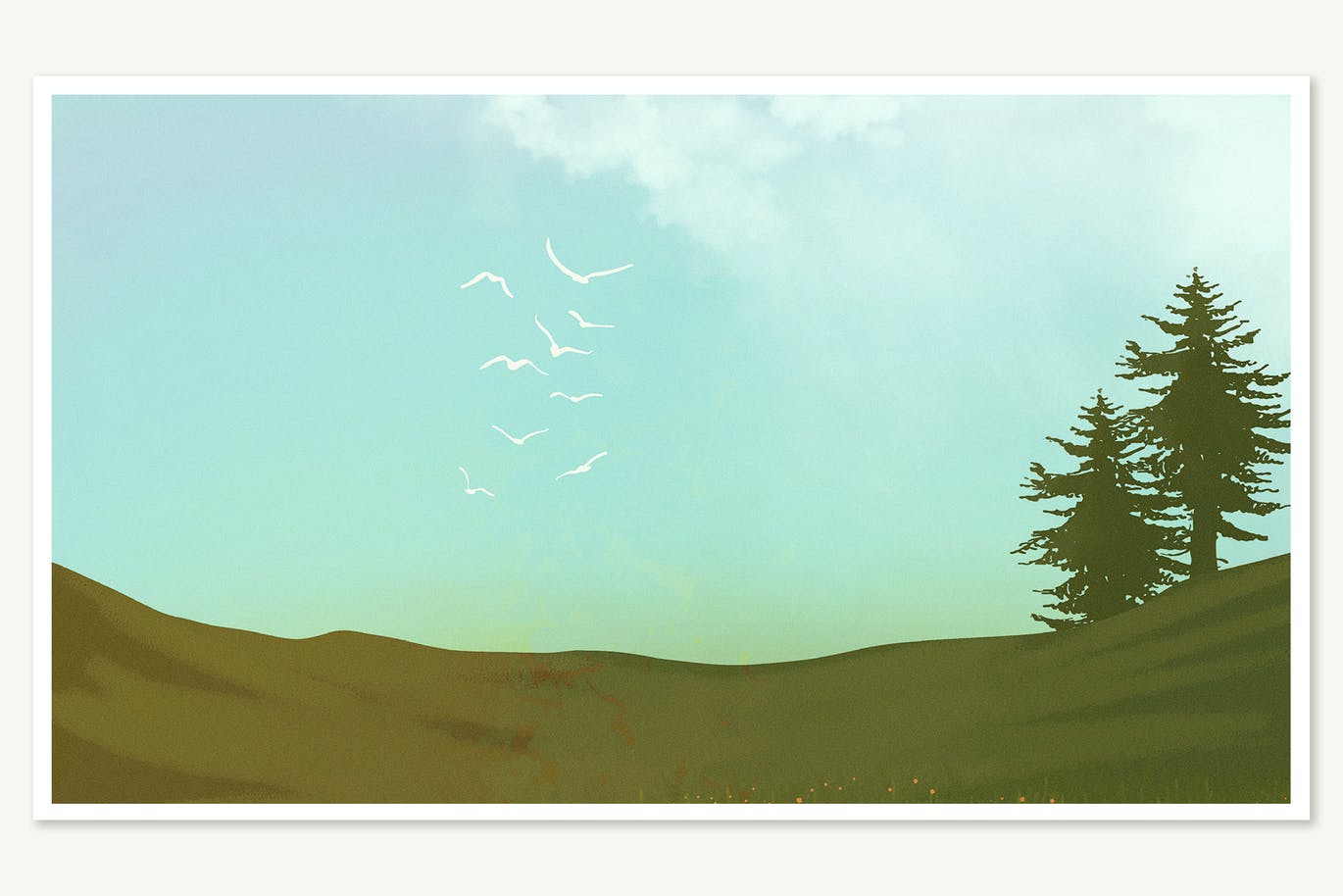 Procreate动漫风写意动植物主题笔刷素材包