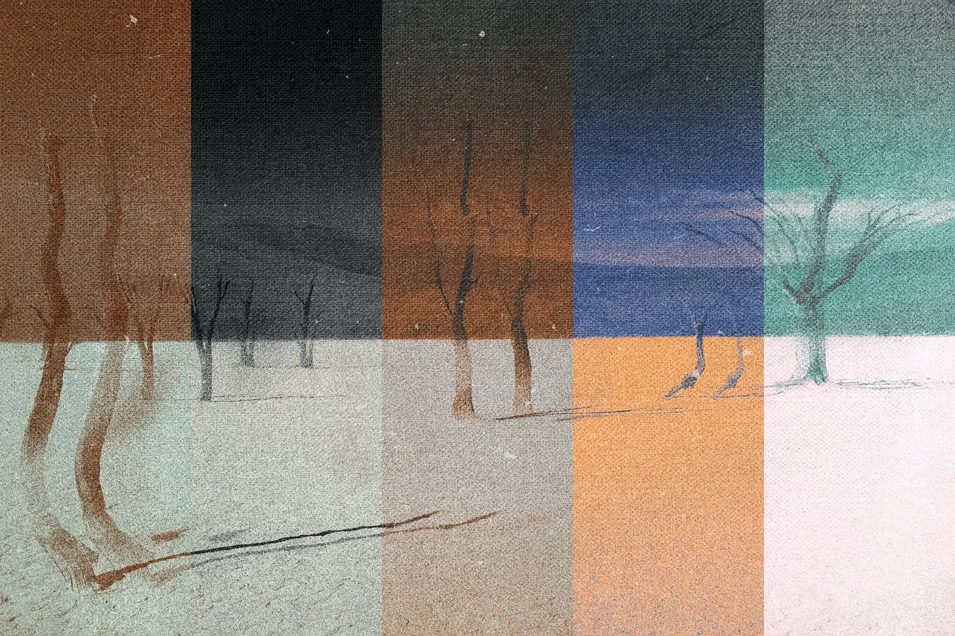 复古怀旧风神秘效果图片PSD样式