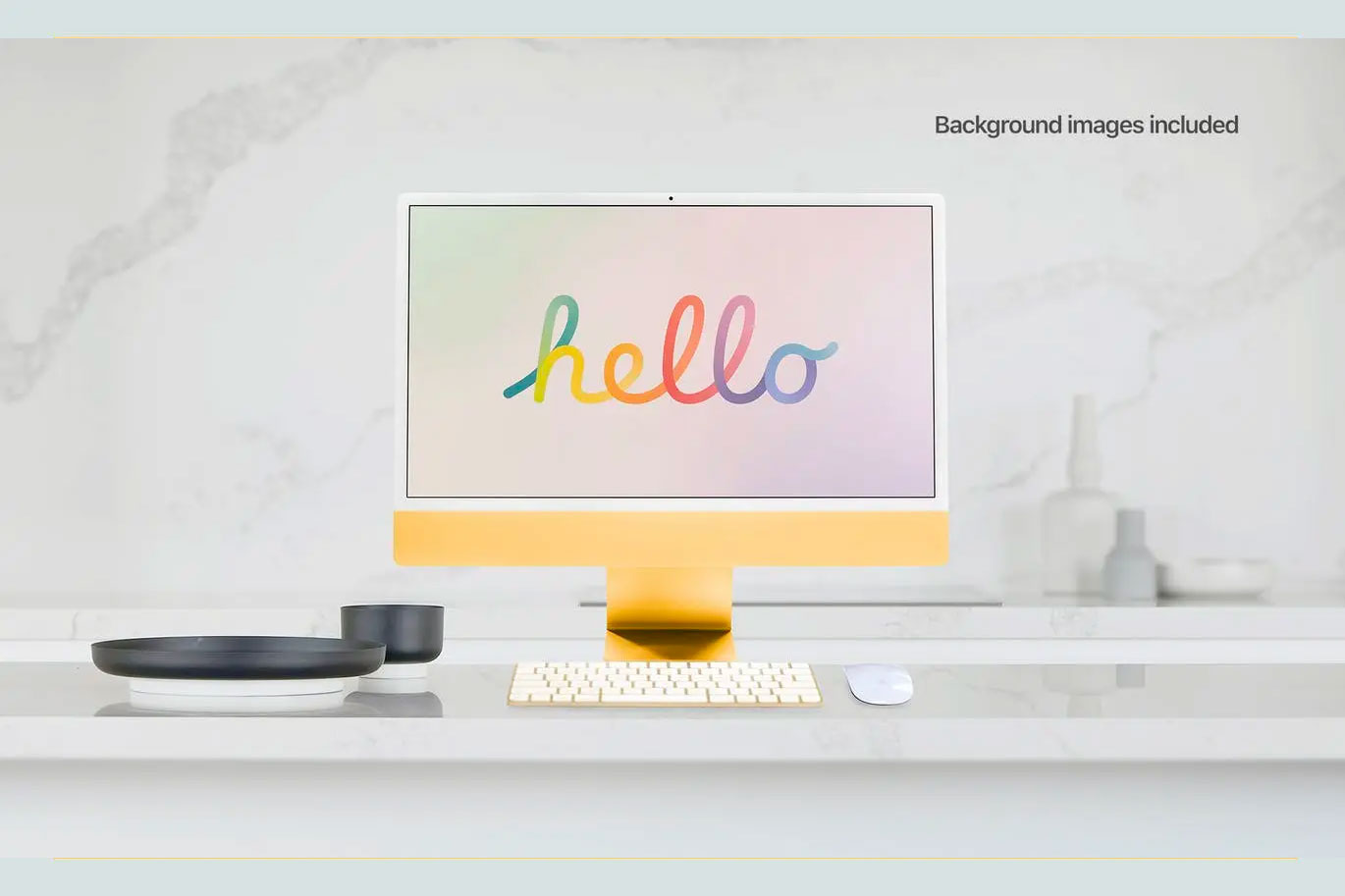 iMac苹果一体机电脑样机