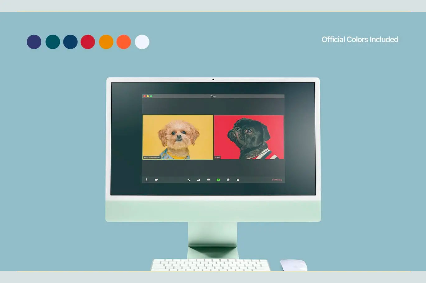 iMac苹果一体机电脑样机