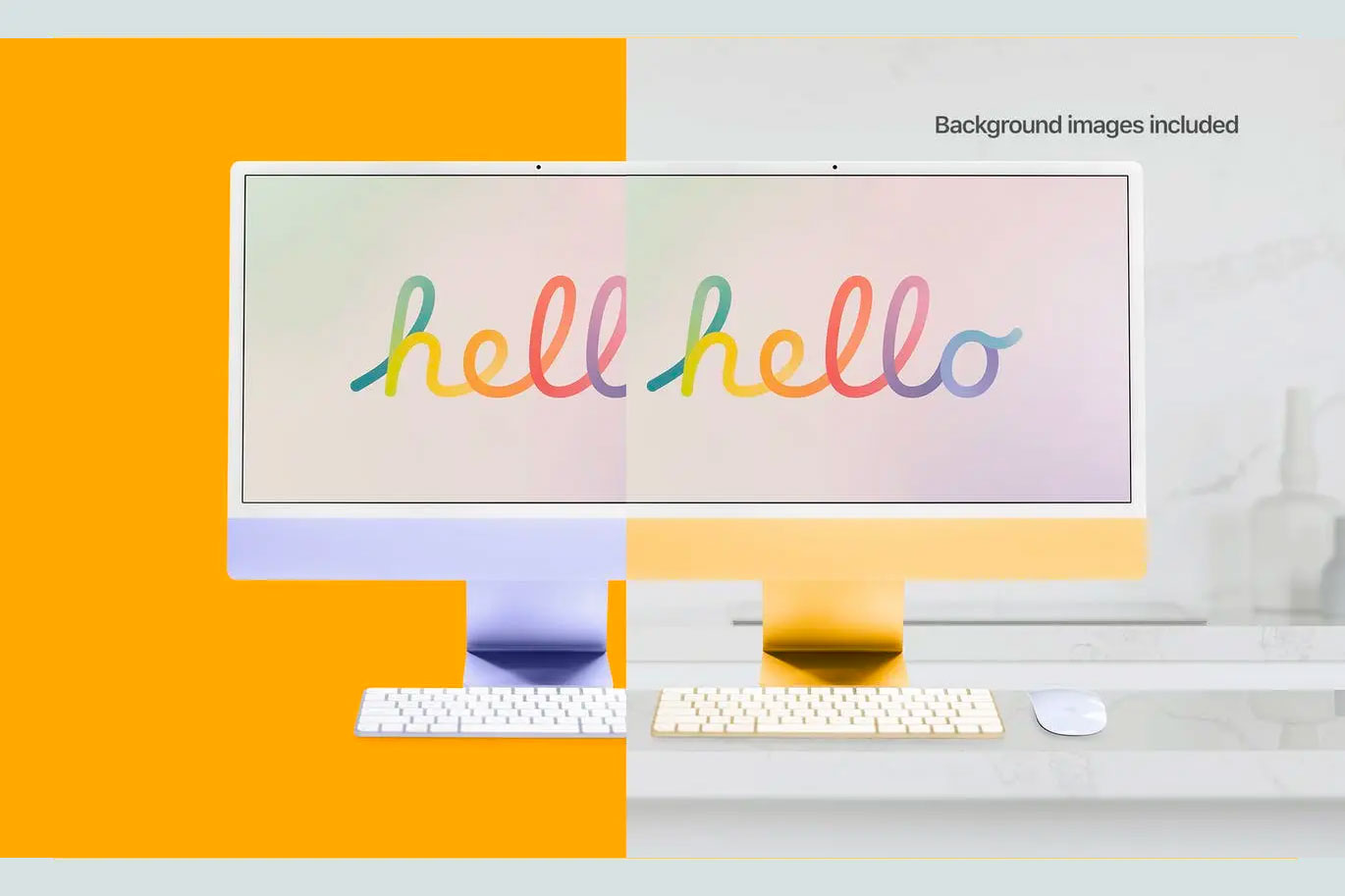 iMac苹果一体机电脑样机