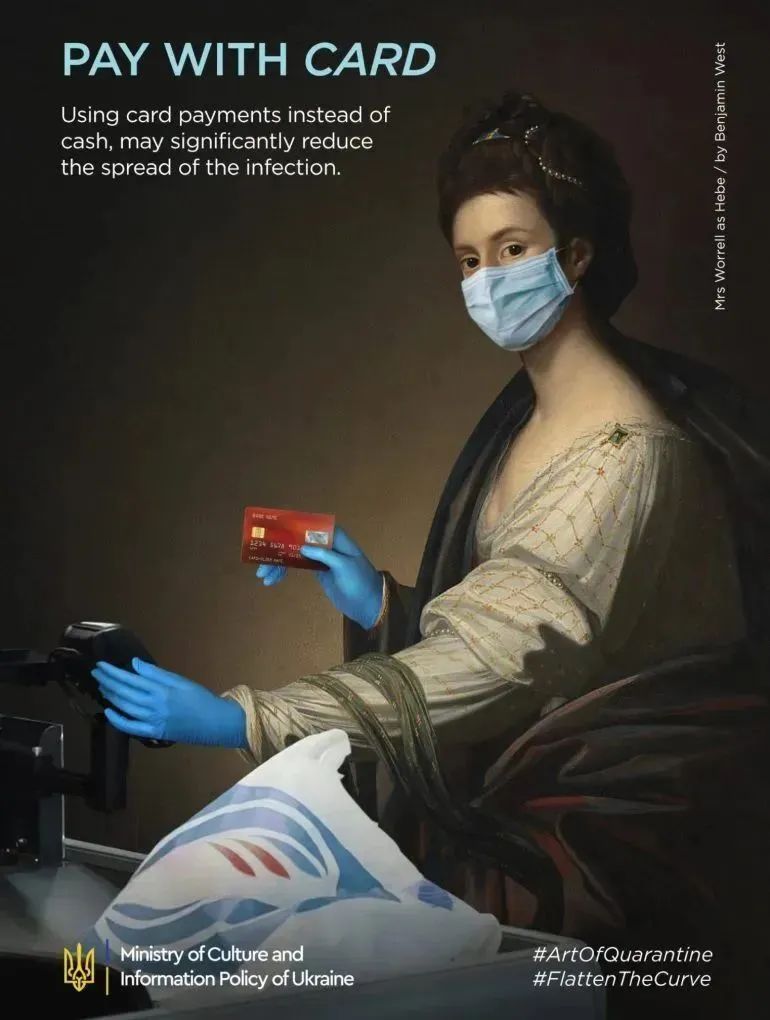 PS脑洞欣赏世界名画变防疫海报