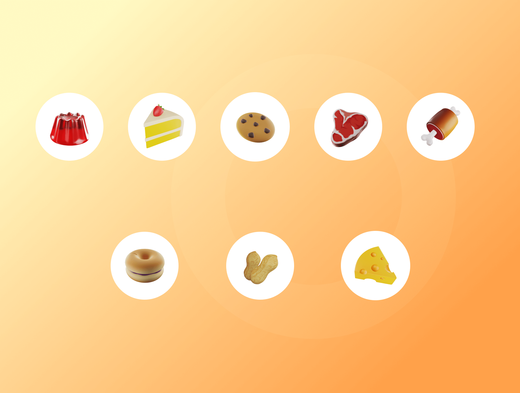 15个小吃饮食主题类3D模型