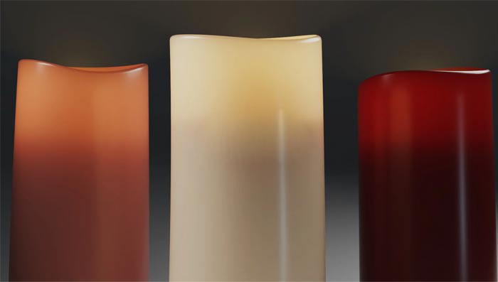 20个Redshit SSS蜡材质预设Wax RS Standard 3S材质