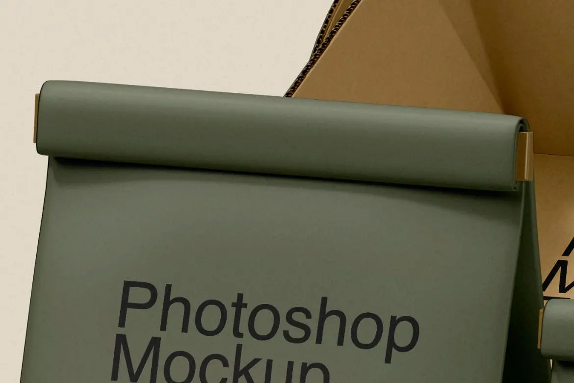 咖啡纸盒纸袋纸杯品牌包装设计PSD样机