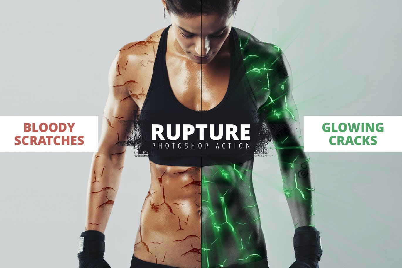 非破坏效果Photoshop动作素材