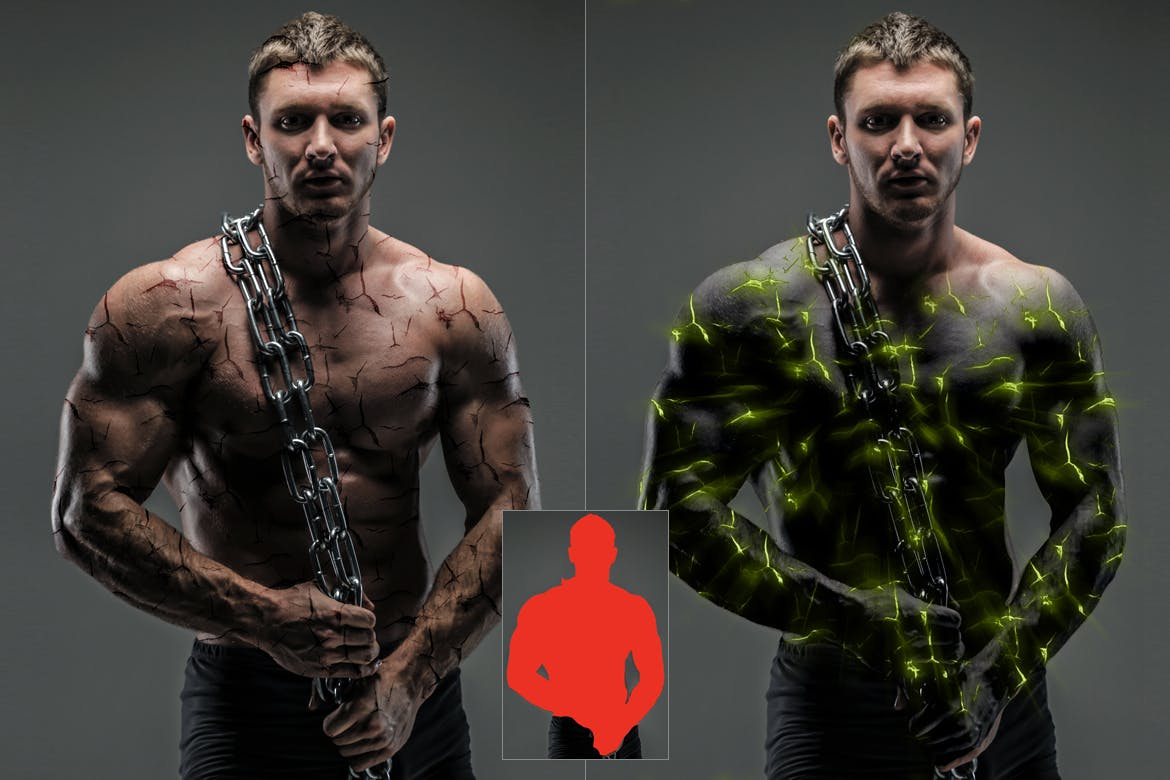 非破坏效果Photoshop动作素材