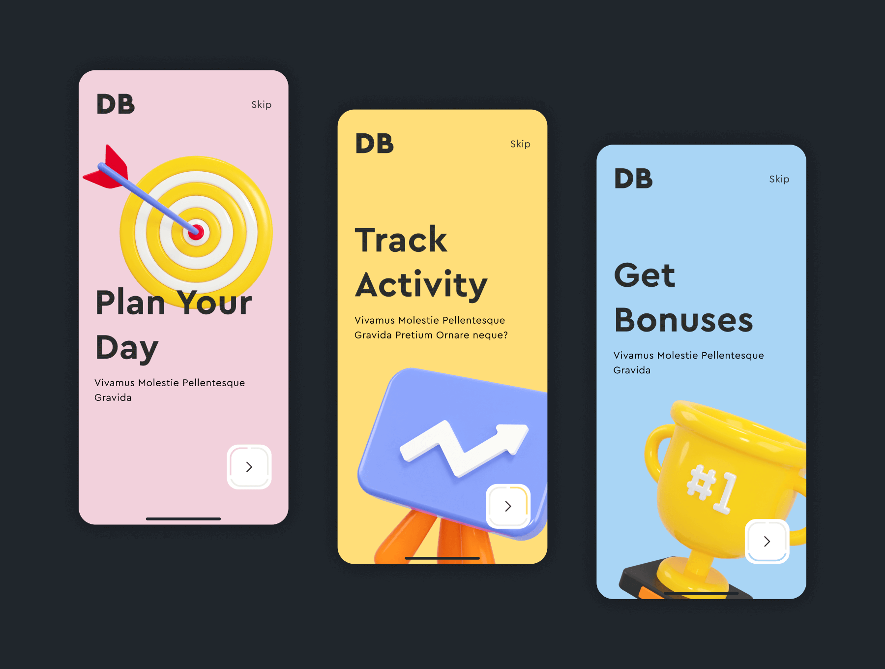 36个质感满满的3D图标素材包