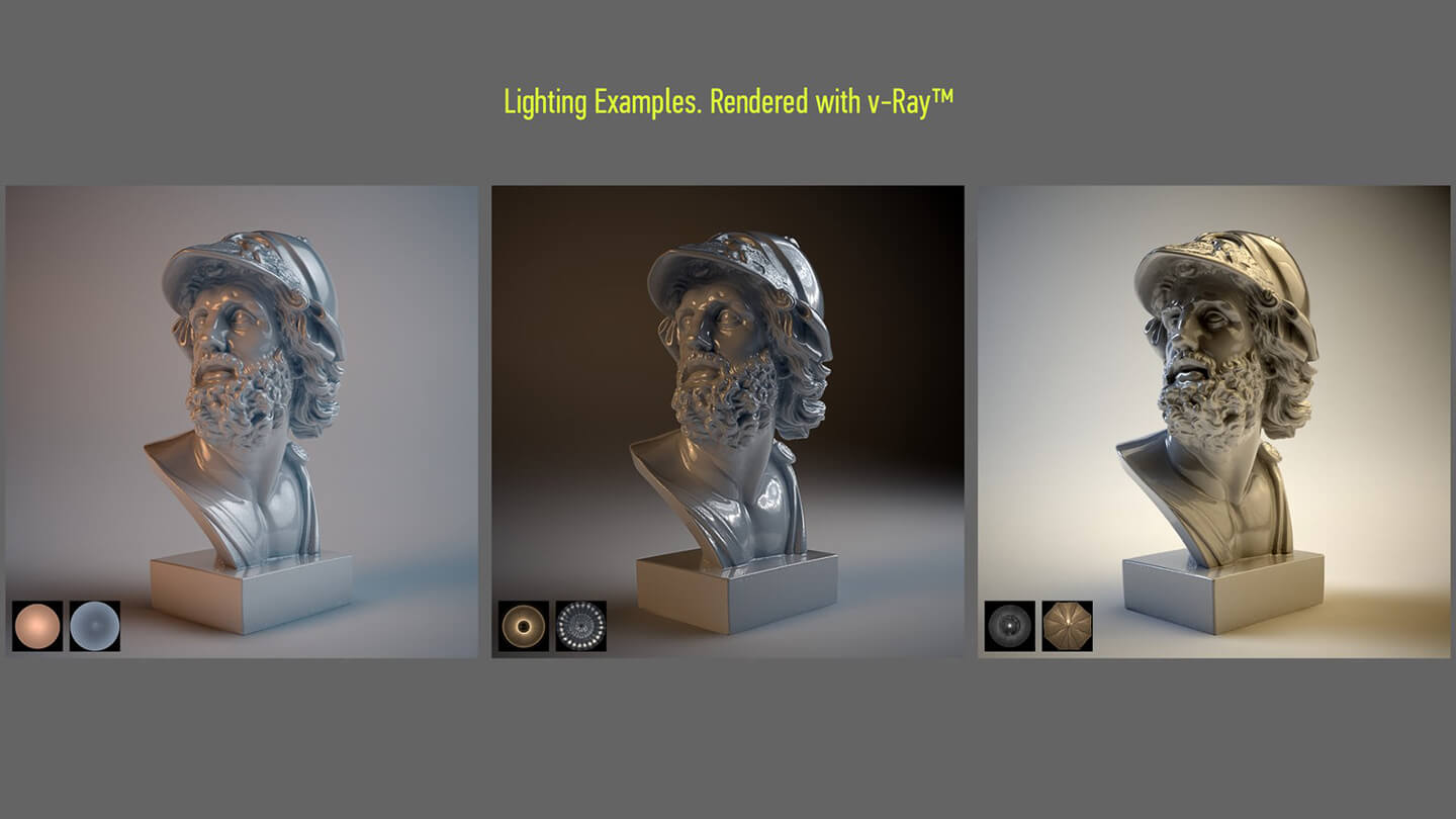 工作室照明HDR Photo Studio Light Plates HDRI vol 3.0