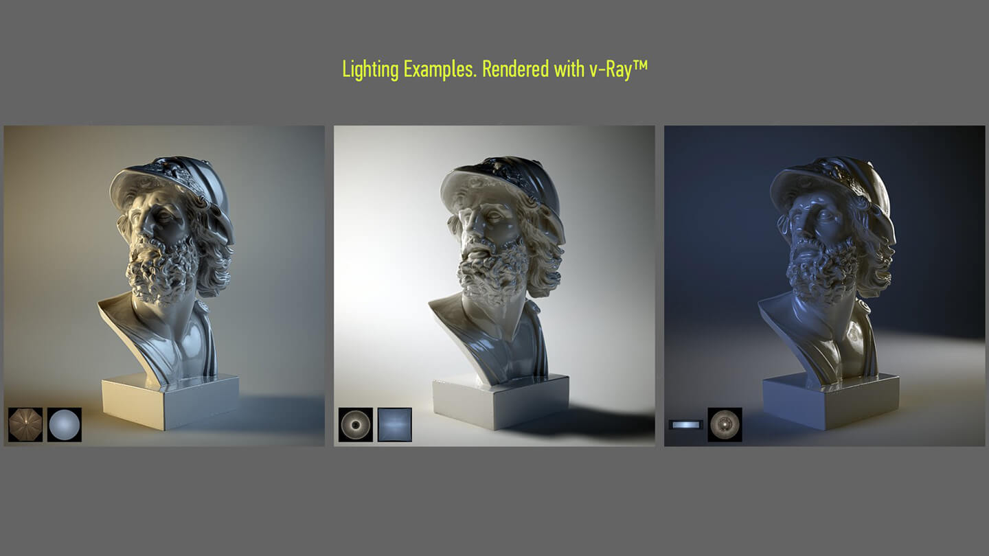 工作室照明HDR Photo Studio Light Plates HDRI vol 3.0