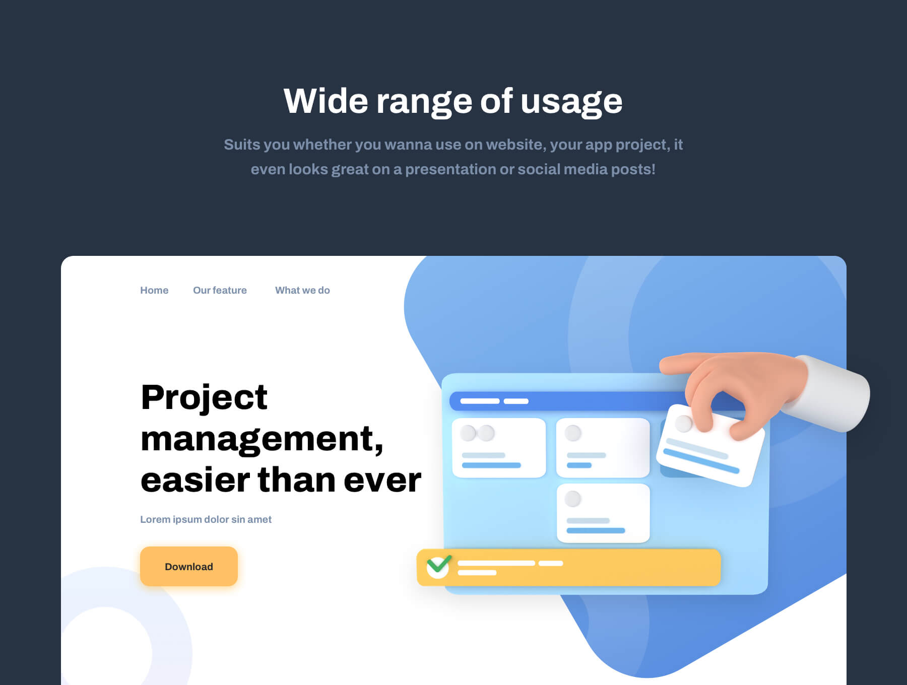 30个数据可视化相关3D图标Blender模型