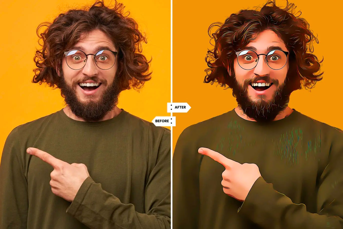 油画效果Photoshop动作