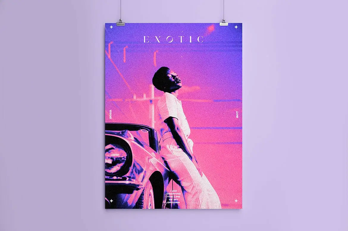 多种迷幻色彩和元素PS动作 (GRD,PNG,PSD,ATN)