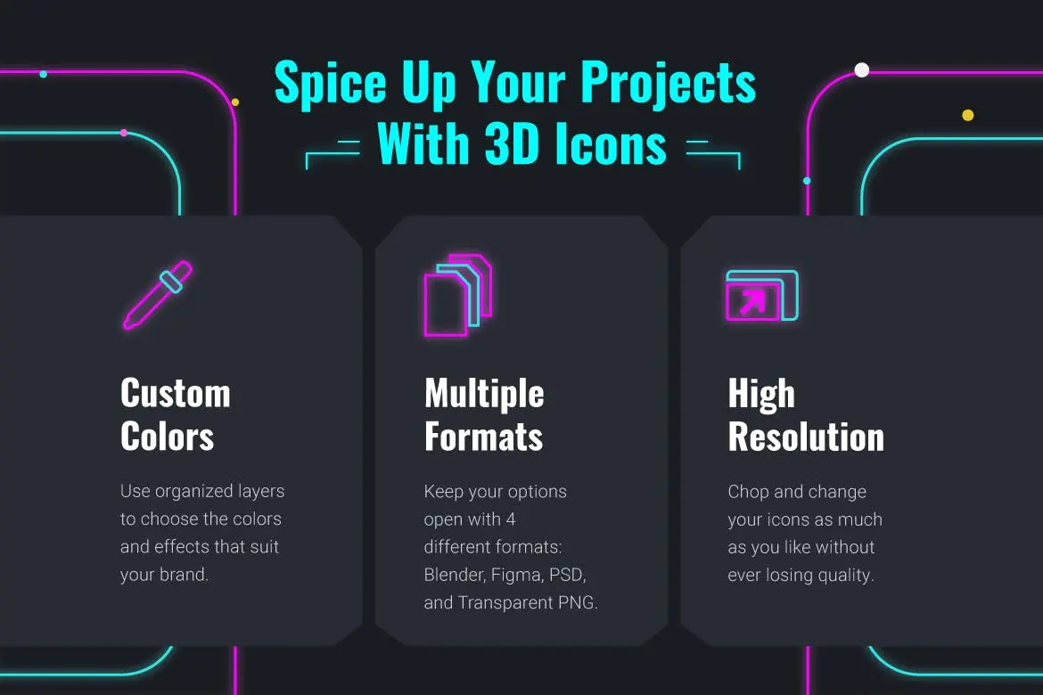 赛博朋克未来主义风格3D模型素材包（Blend）