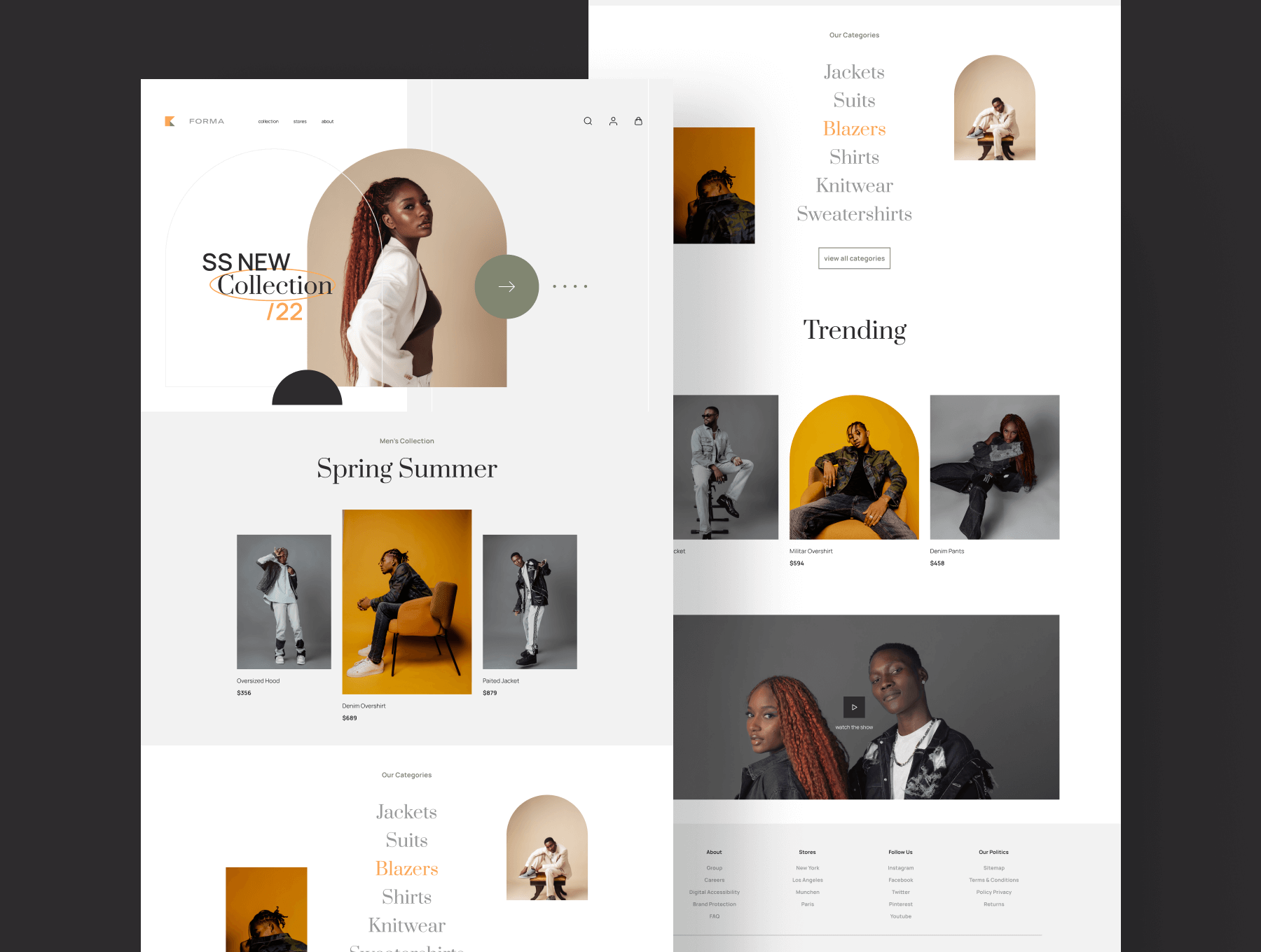 12个风格时尚的web界面素材包（Figma）