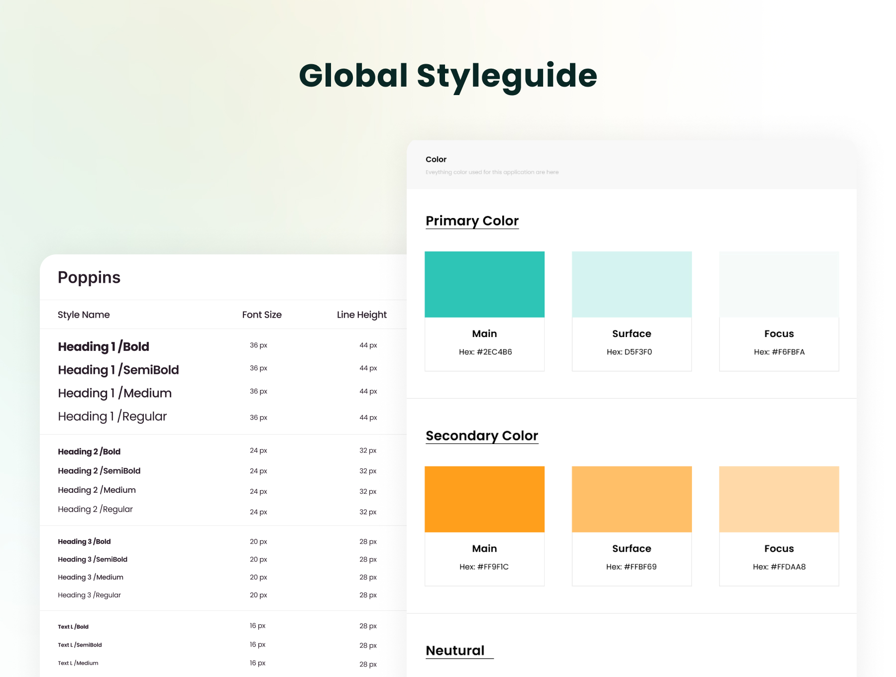 50个青绿色课程学习相关APP UI Kit素材包(Figma)