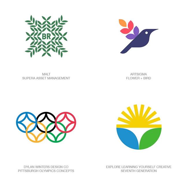 2022年15种不同流行类型的logo创意，60款logo创意集锦