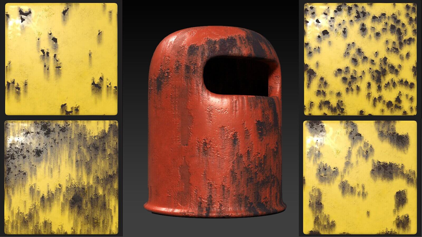 202个木纹金属污垢磨损黑白贴图素材