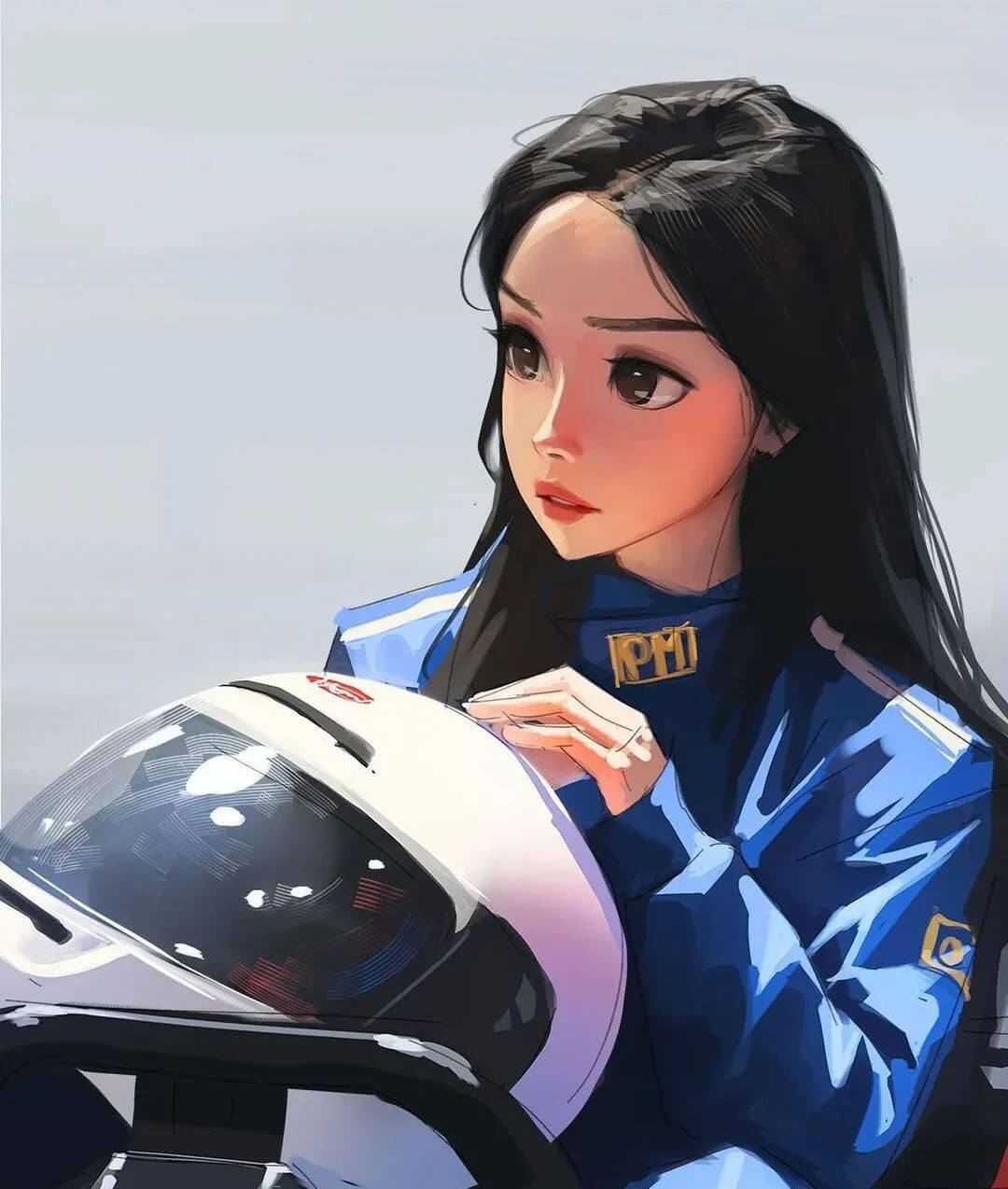 高质量女生可以有多美？用这套PS笔刷画出这些好看的微信头像吧