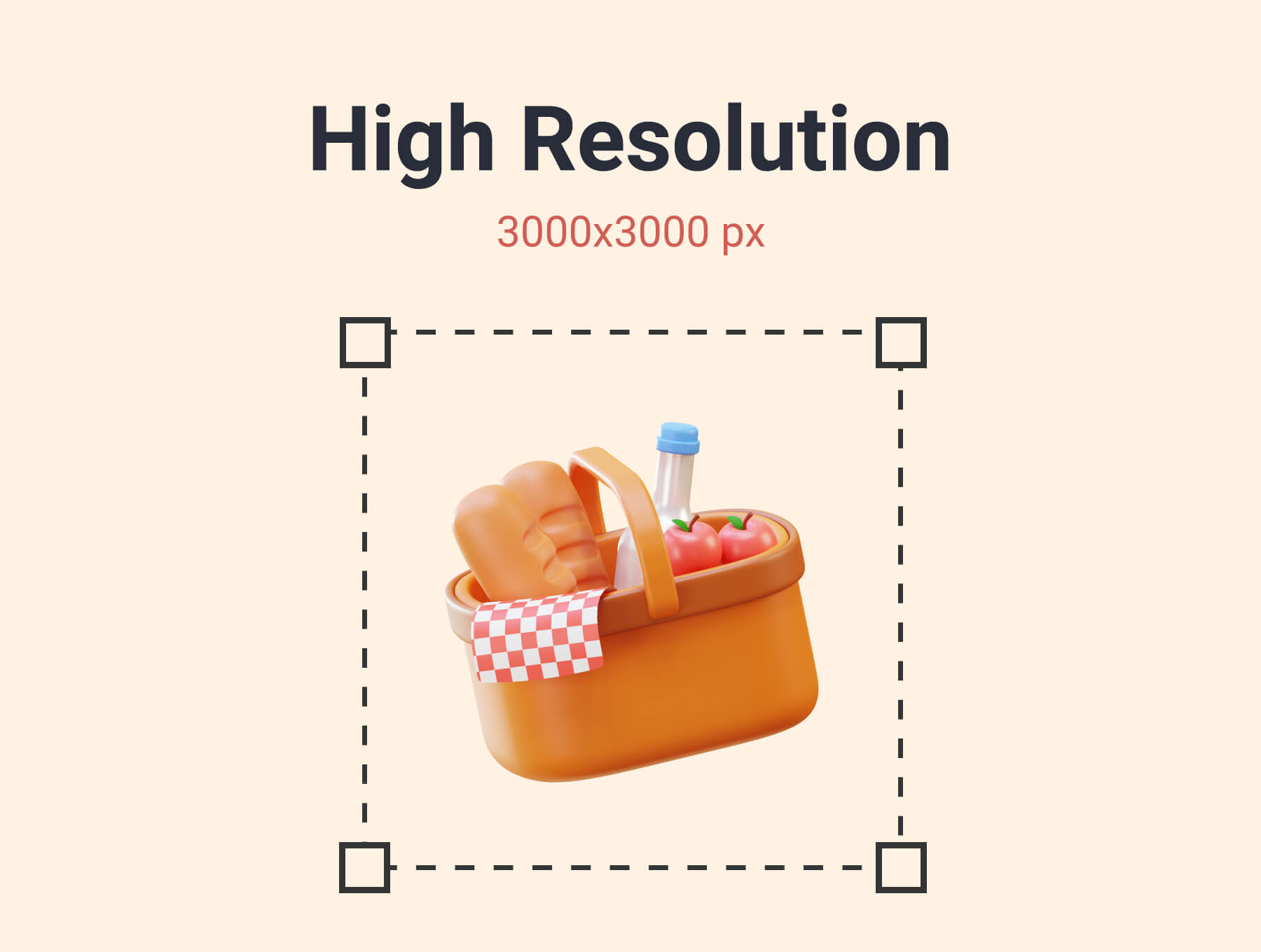 8个暑假假日休闲主题3D图标素材包