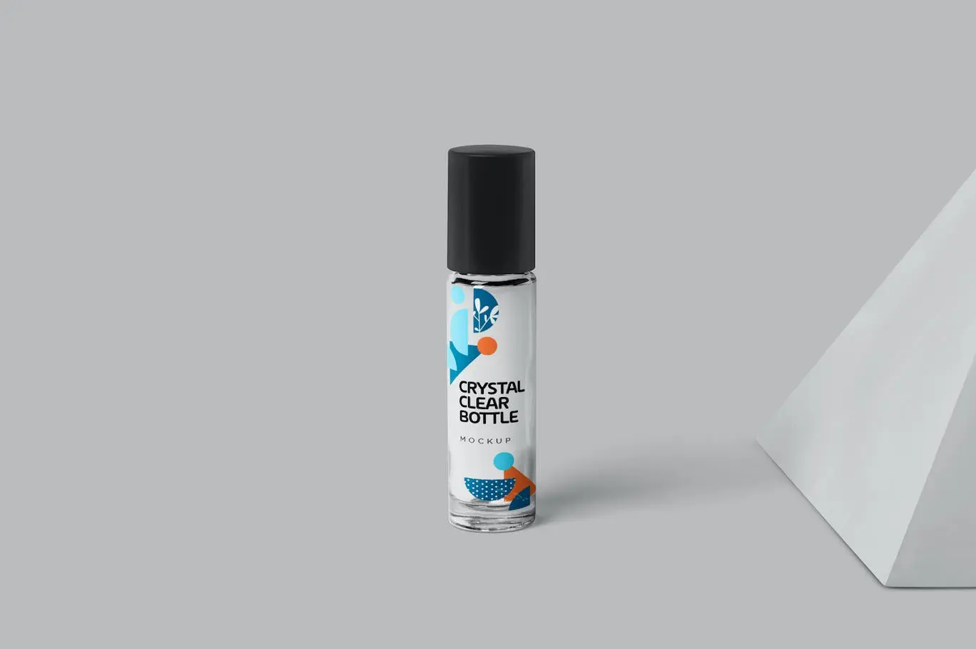 质感香水瓶标签包装设计PSD样机模型