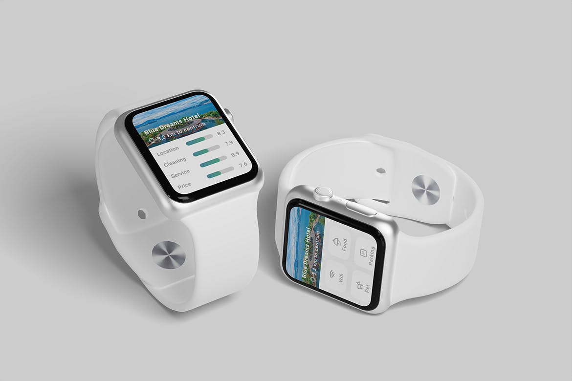 苹果智能手表Apple Watch样机PSD素材