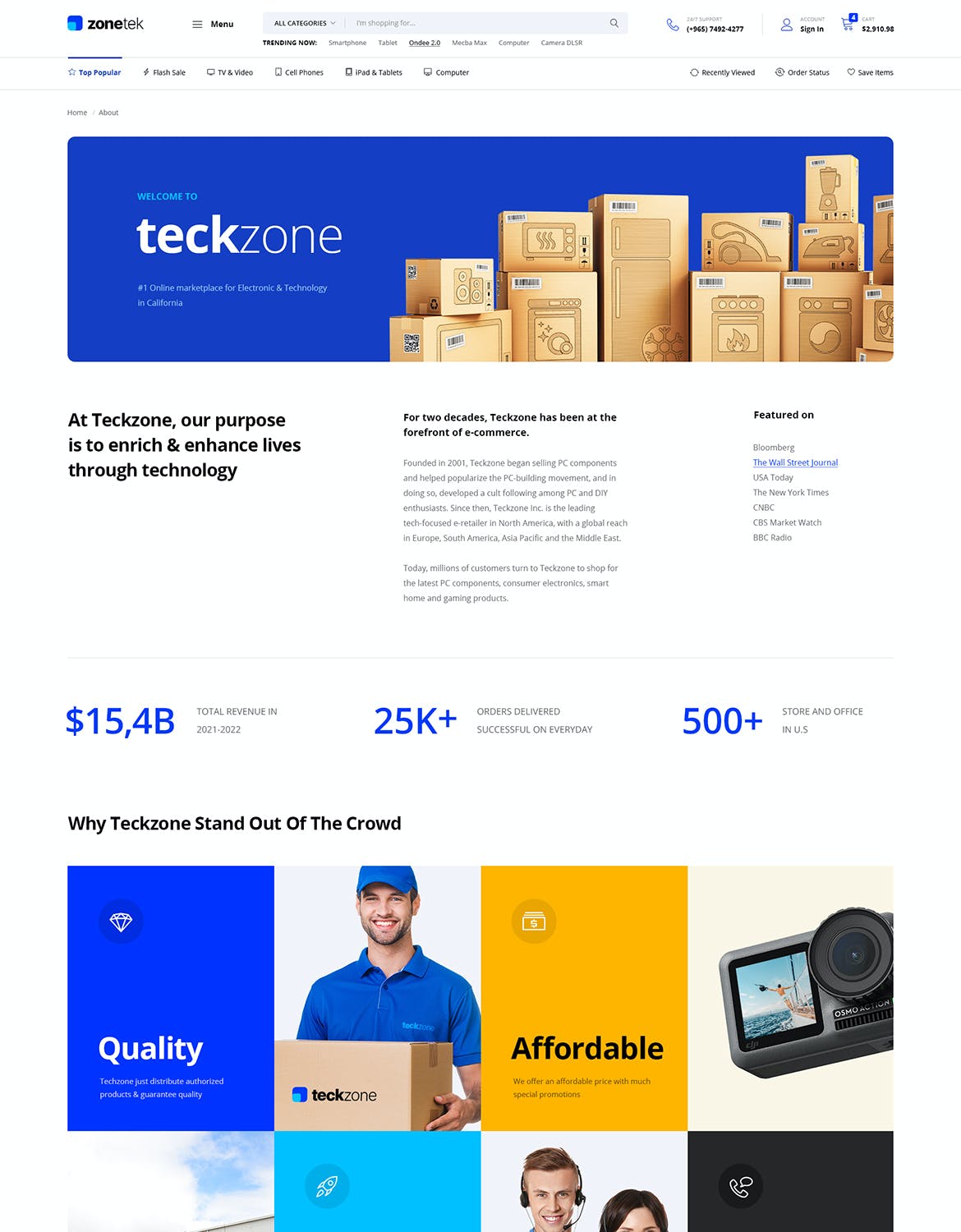 数码产品电子设备电商网页设计PSD素材