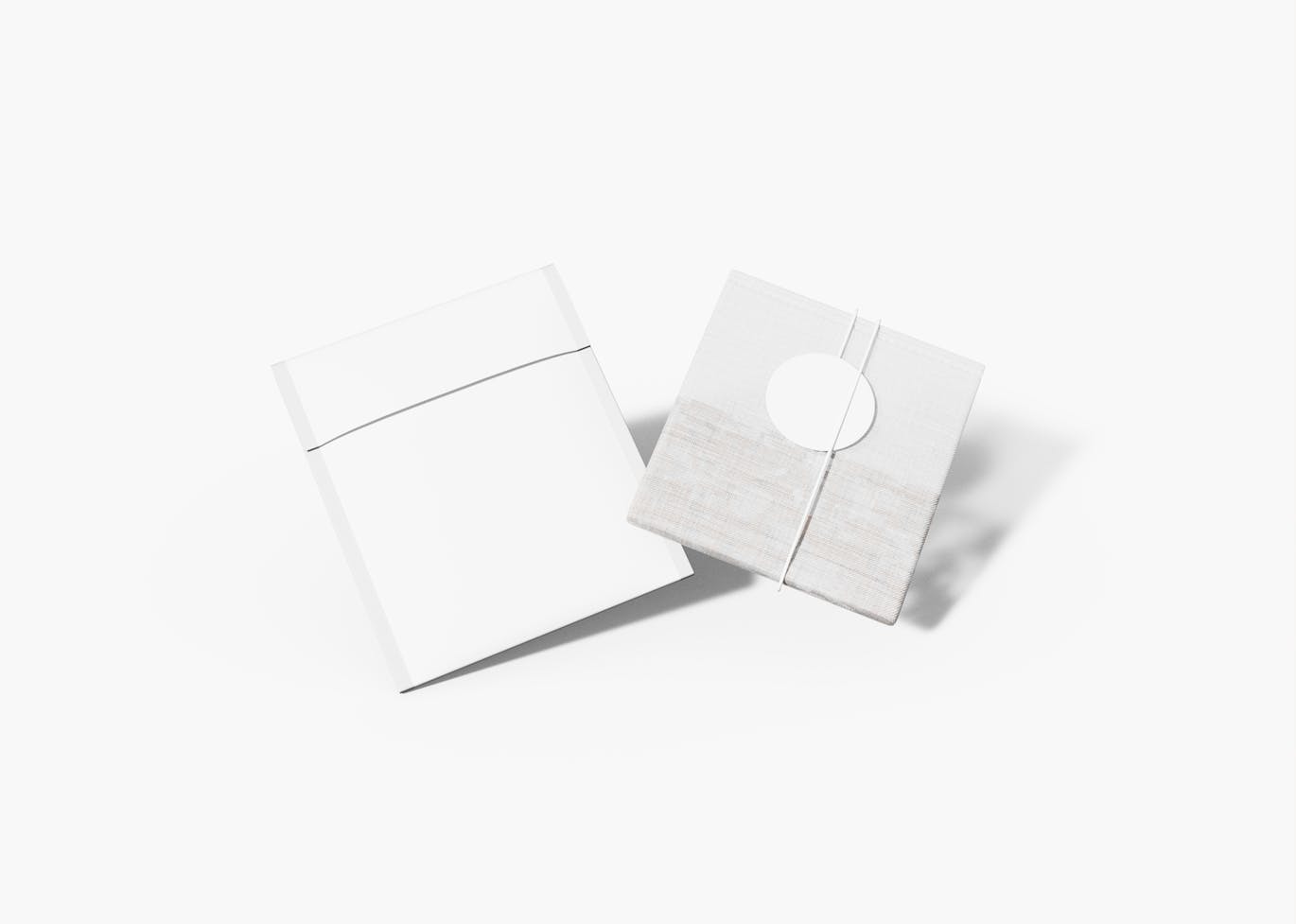 高端真实质感茶叶包装设计VI样机PSD模型