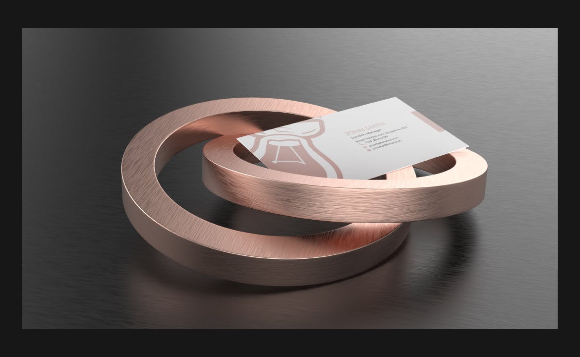 暗黑高级品牌文具PSD样机素材