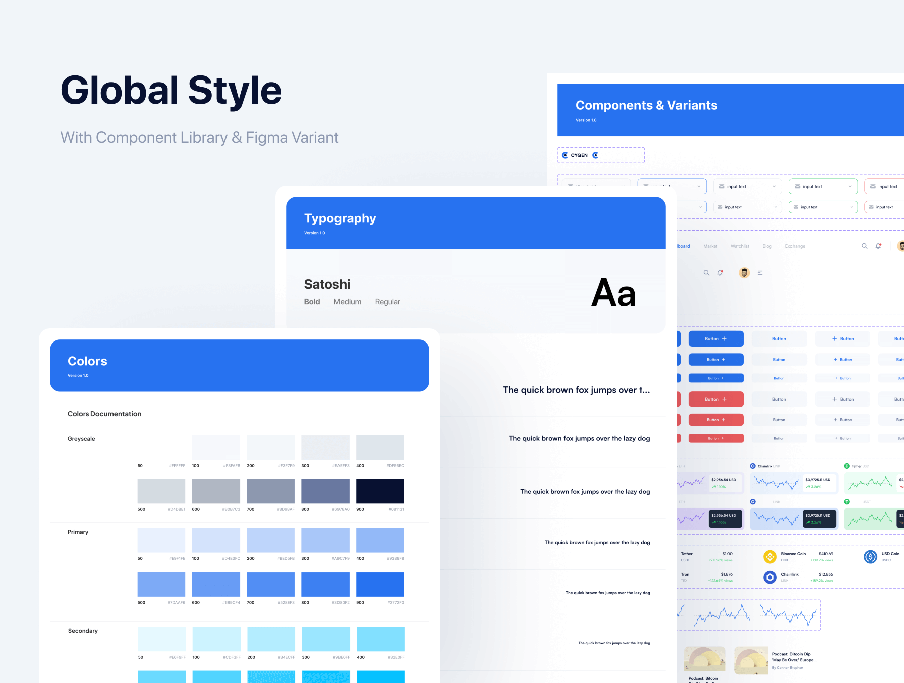 120个加密交换后台管理 UI 素材包(Figma)