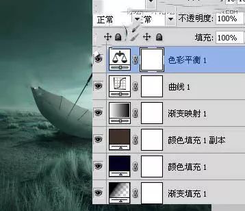 PS教程：一把雨伞的合成入门