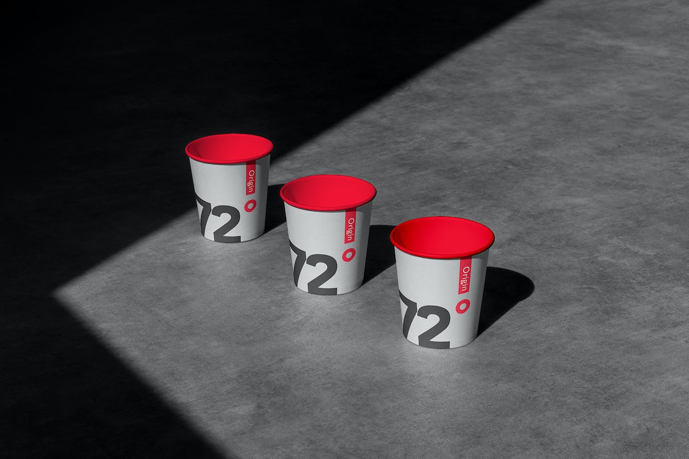 非常高端奢侈的咖啡杯包装袋设计PSD样机素材