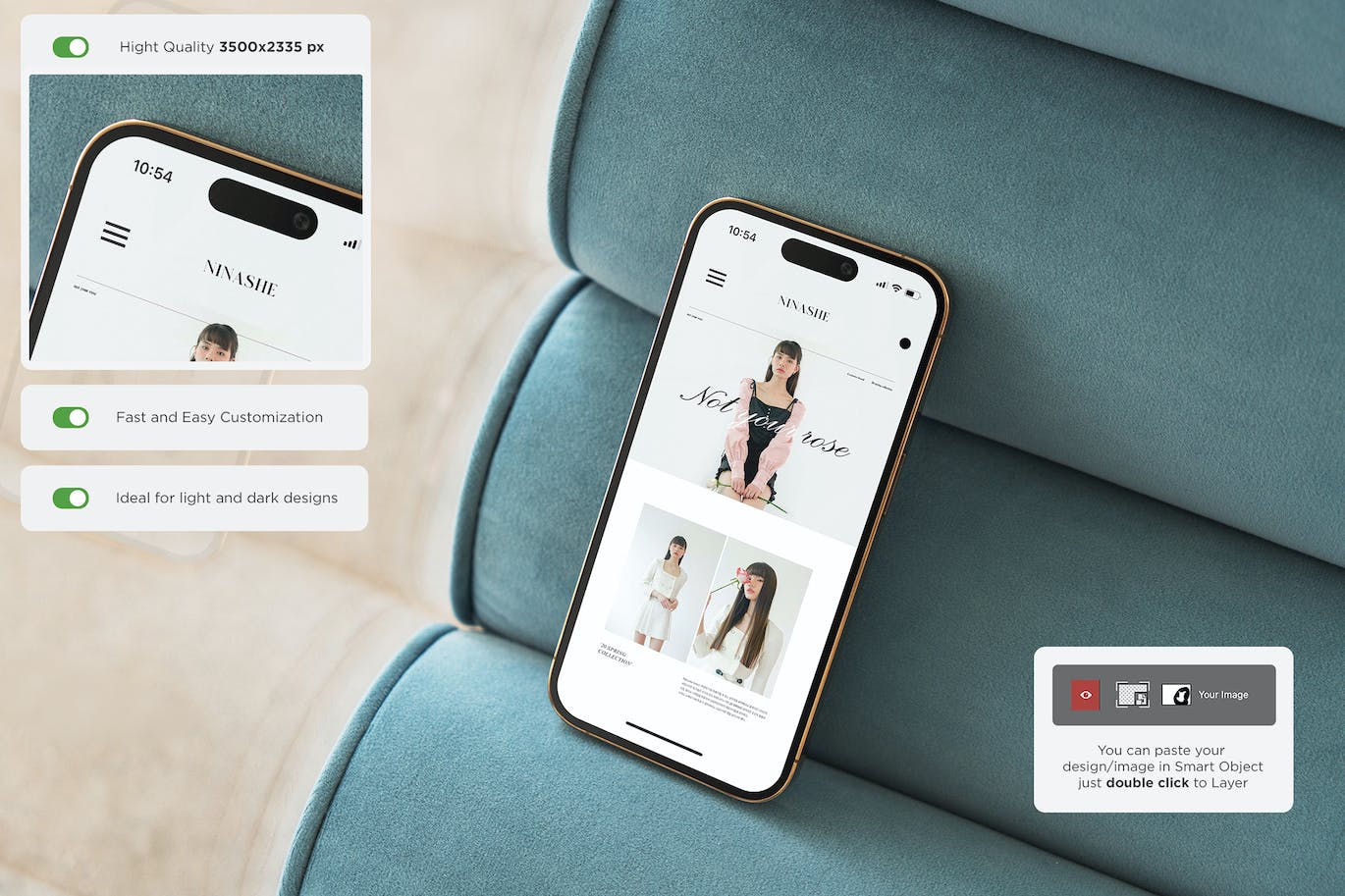 真实使用场景iPhone 14 Pro界面手机PSD样机素材