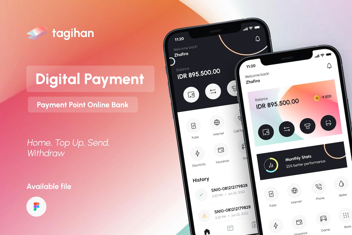 手机支付主题APP UI KIT素材