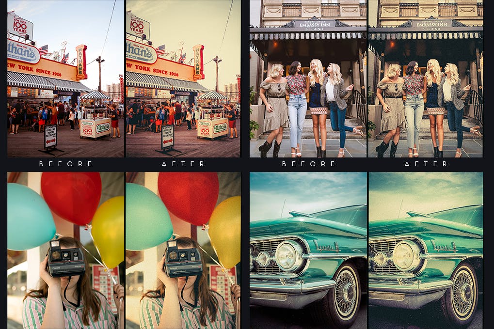 高端专业的电影滤镜PS动作预设