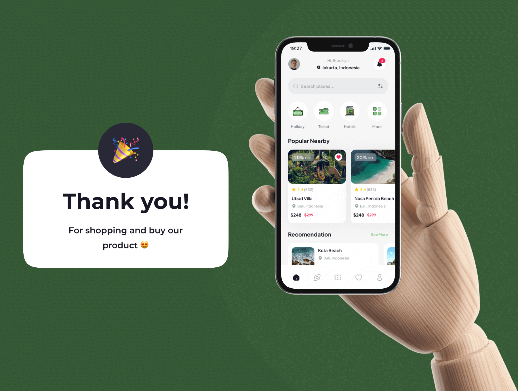 90个绿色旅行主题移动APP UI界面素材