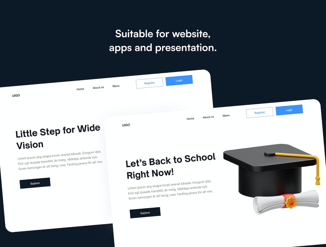 20个教育类3D图标模型素材 (PNG,fbx,obj,blend)