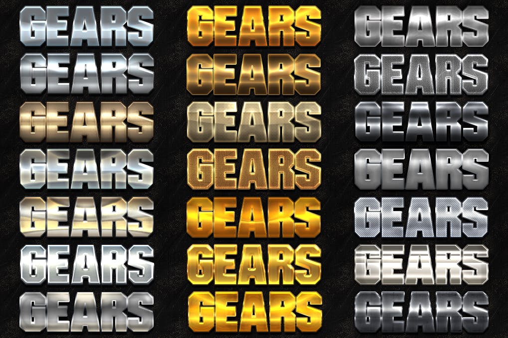 游戏风格PS涂层样式文件