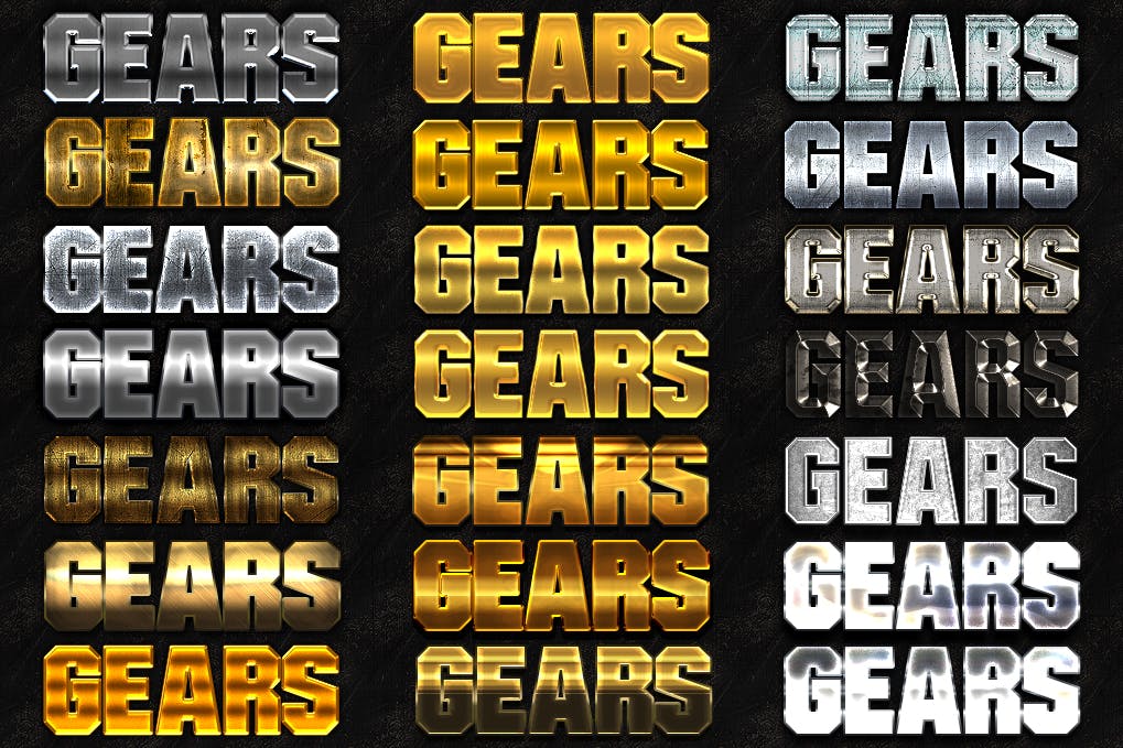 游戏风格PS涂层样式文件