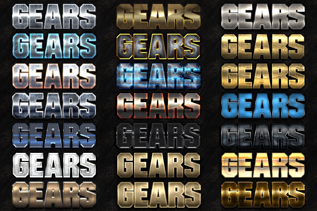 游戏风格PS涂层样式文件