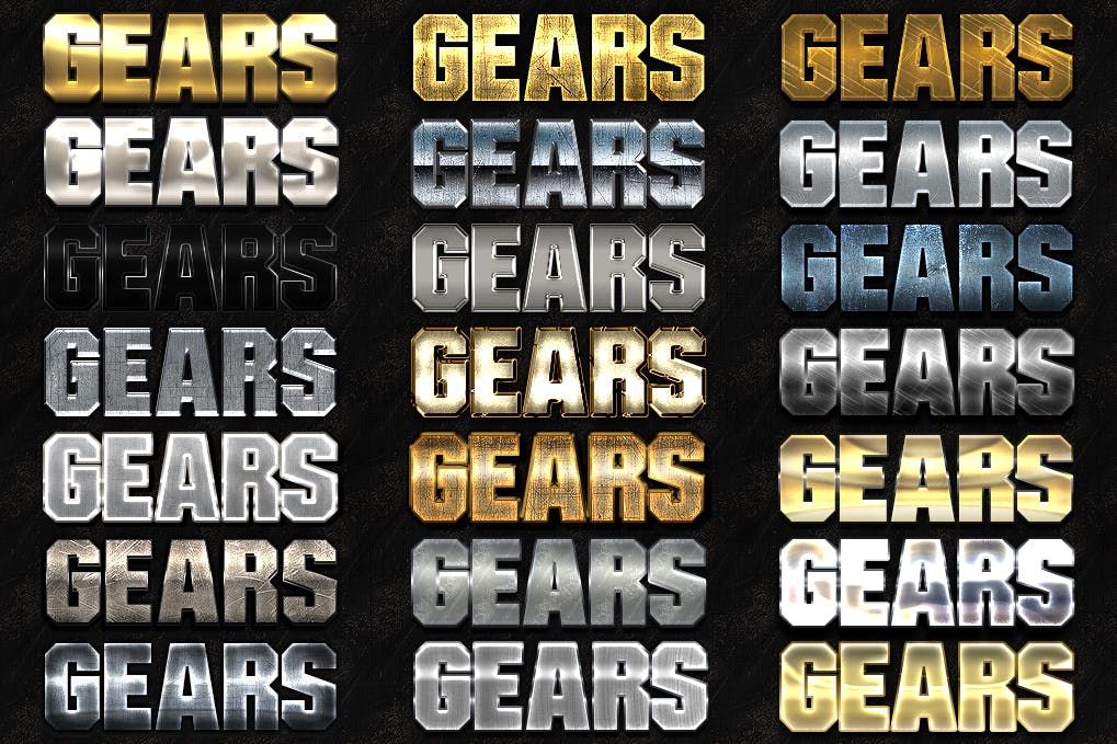 游戏风格PS涂层样式文件